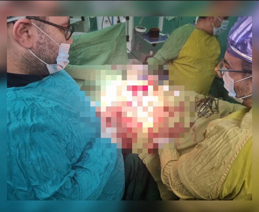 ️نجات جان یک جوان ۱۸ ساله پس از چاقوخوردگی شدید در قفسه سینه
